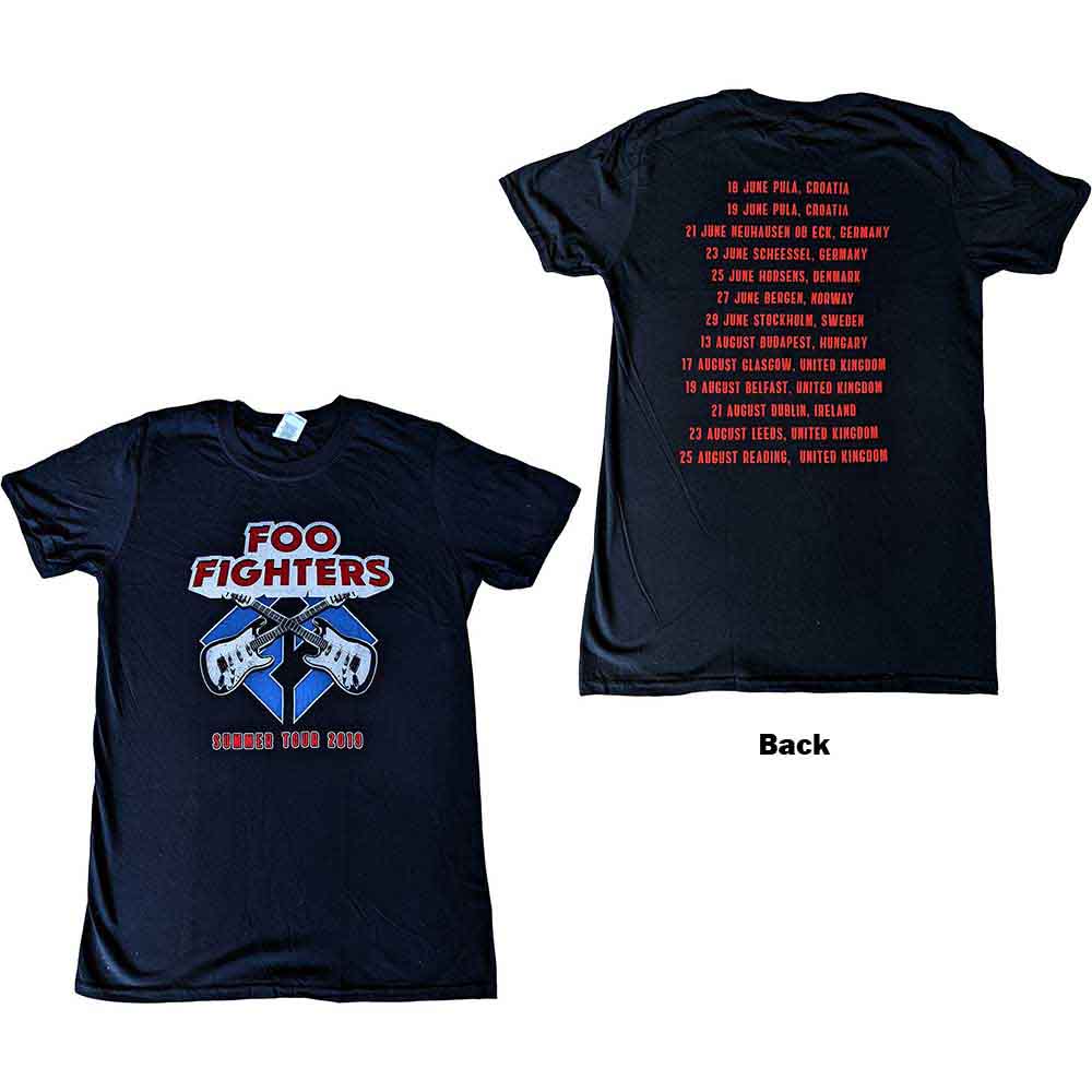 Tričko Foo Fighters - Concrete & Gold 2019 European Tour, Unisex,Čierna,S