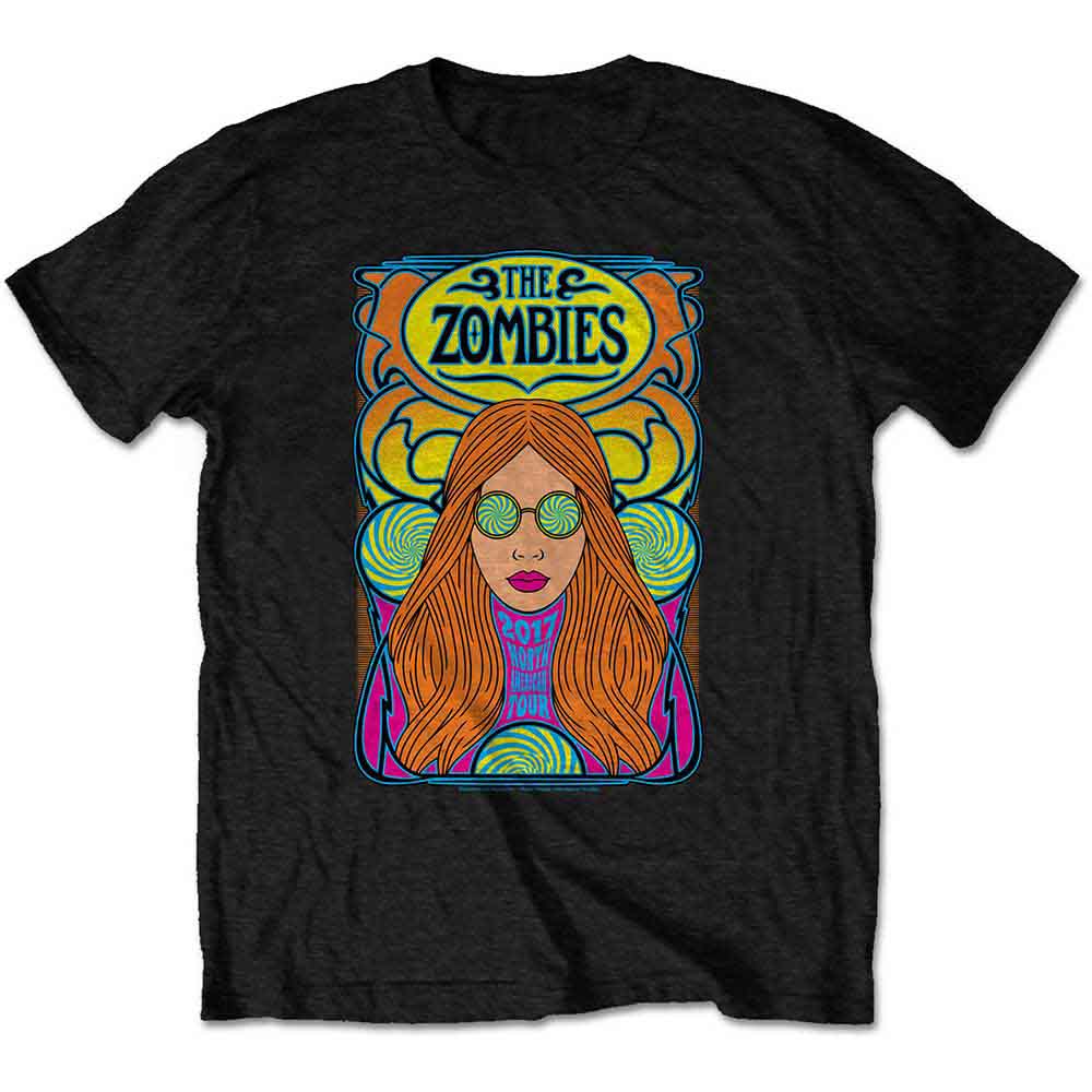 Tričko The Zombies - North American Tour, Unisex,Čierna,XXL