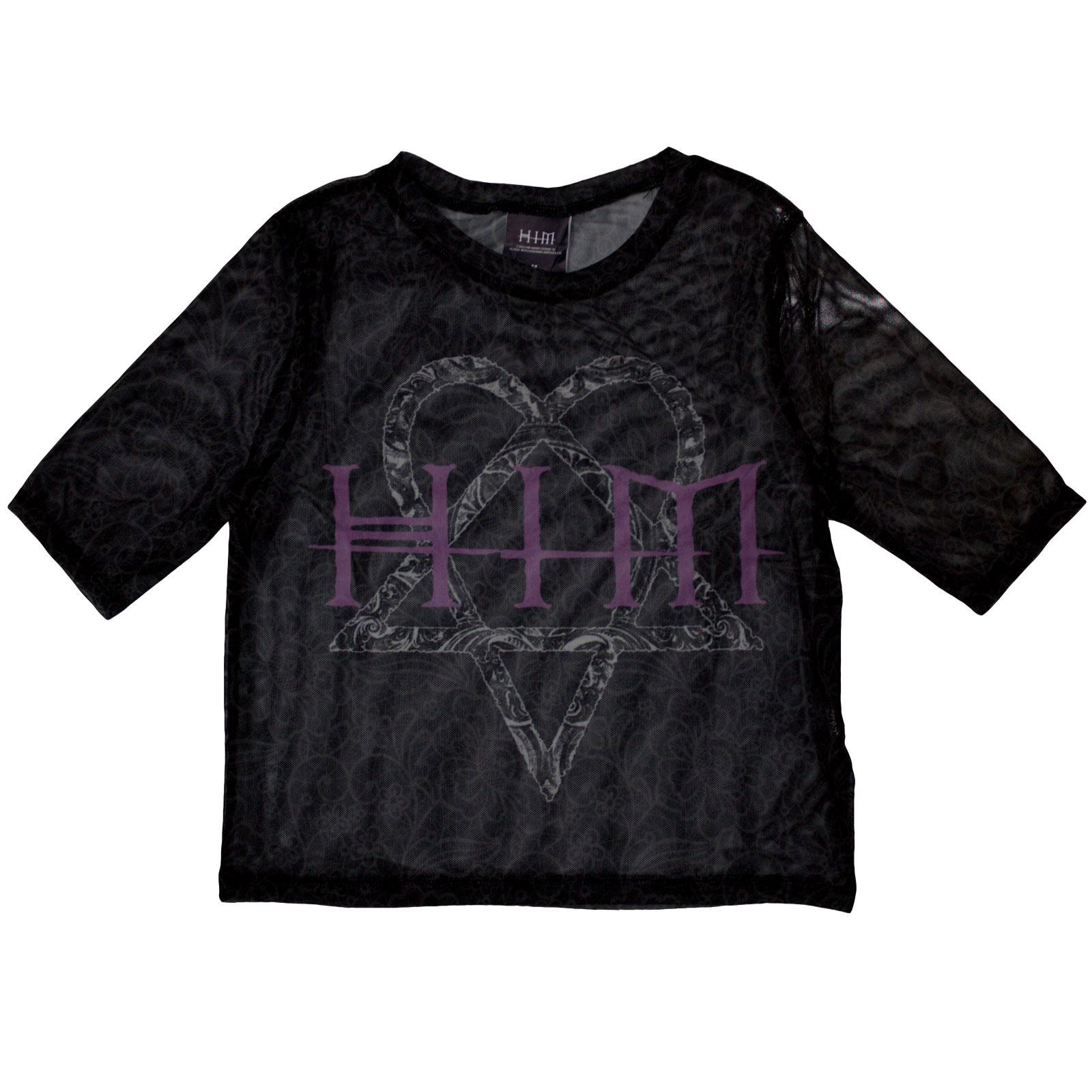 Tielko HIM - Heartagram & Logo, Žena,Čierna,XXL