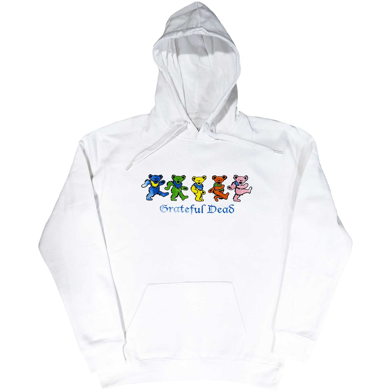 Mikina Grateful Dead - Dancing Bears, Unisex,Biela,XXL