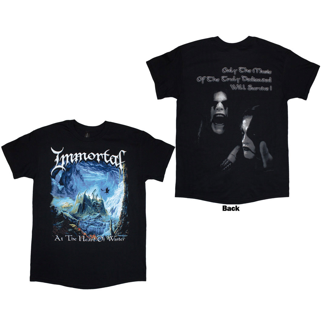 Tričko Immortal - At The Heart Of Winter, Unisex,Čierna,M