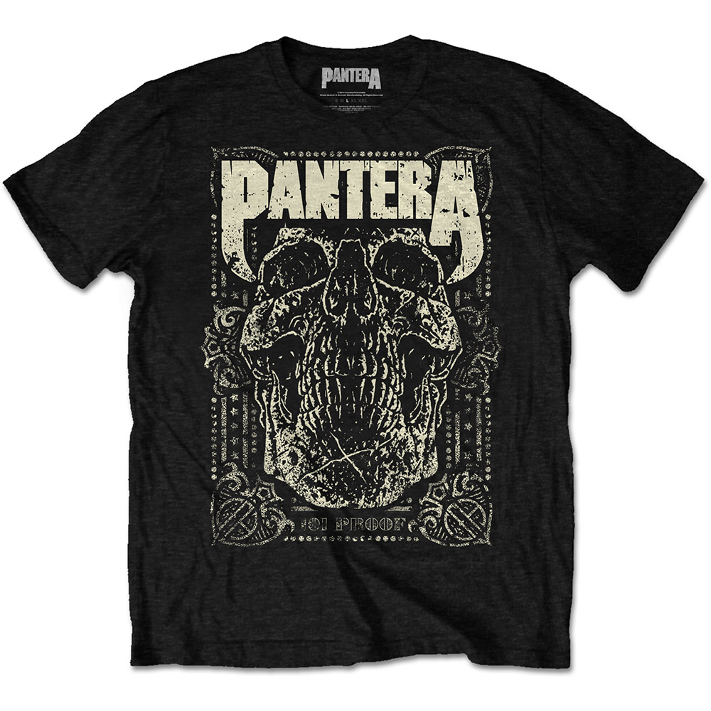 Tričko Pantera - 101 Proof Skull, Unisex,Čierna,S