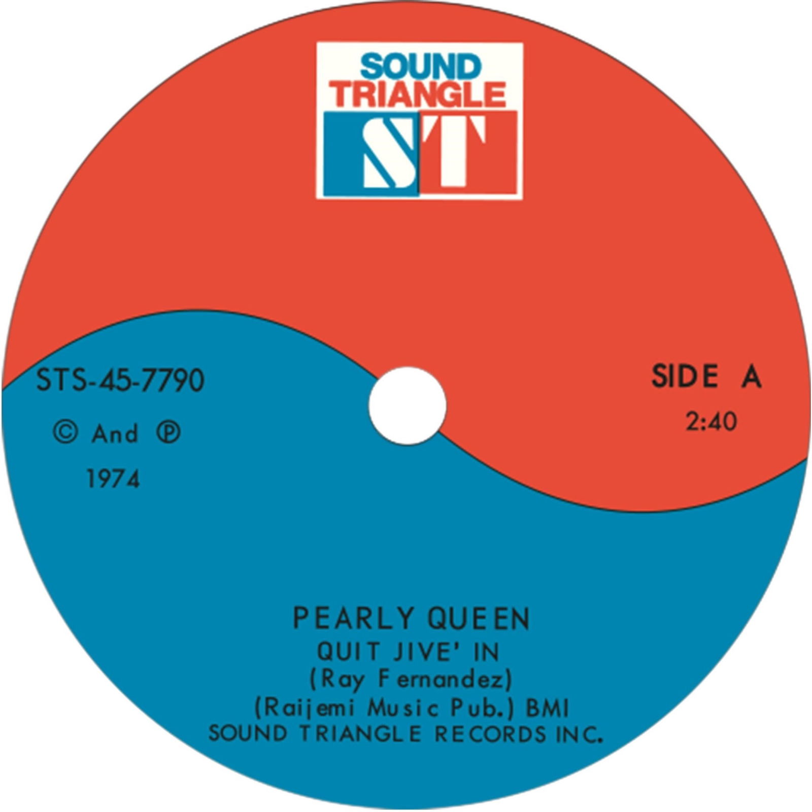 Vinyl Pearly Queen - 7-QUIT JIVE' IN / JUNGLE WALK