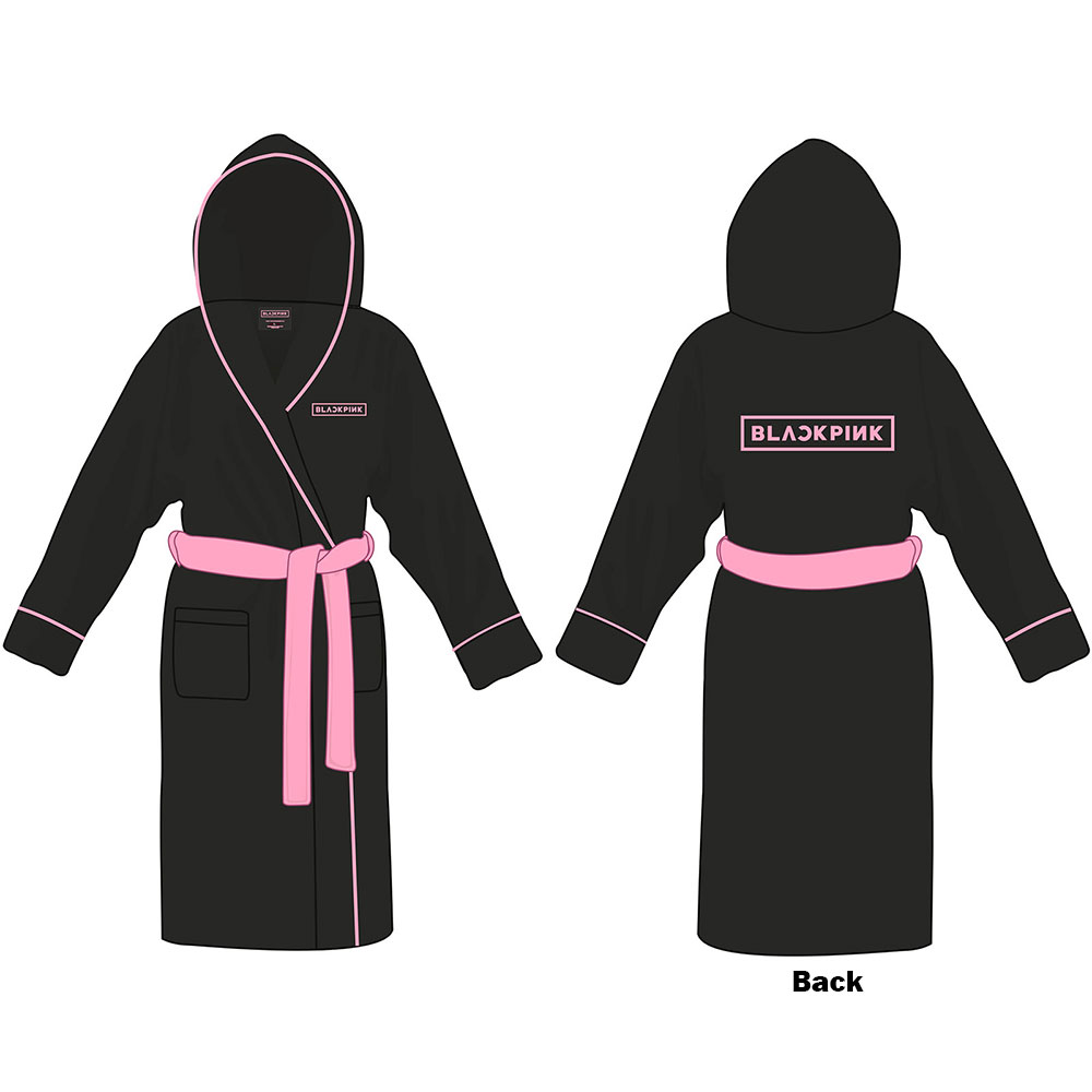 Župan Blackpink - Logo, Unisex,Čierna,L/XL