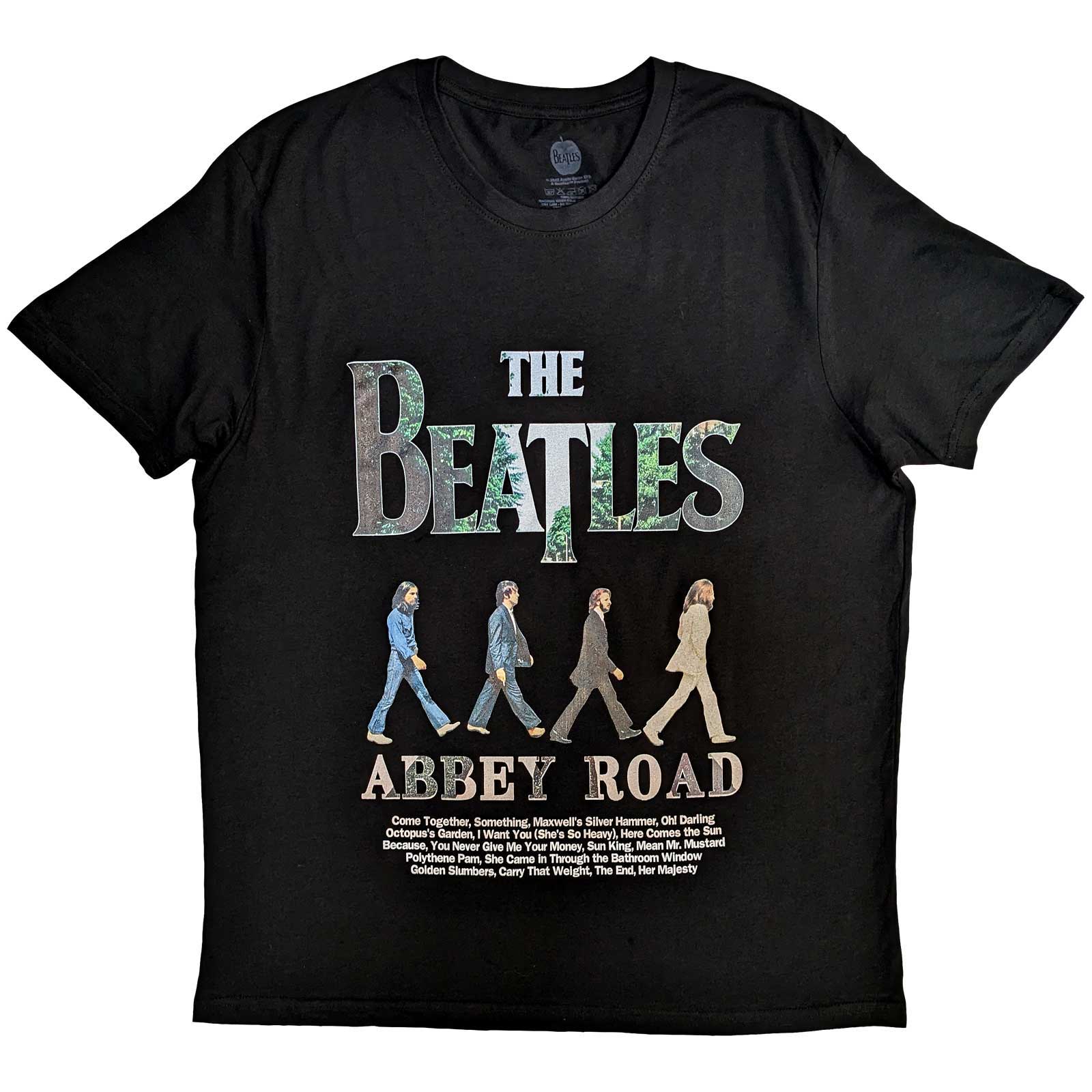 Tričko The Beatles - Abbey Road '23, Unisex,Čierna,XXL