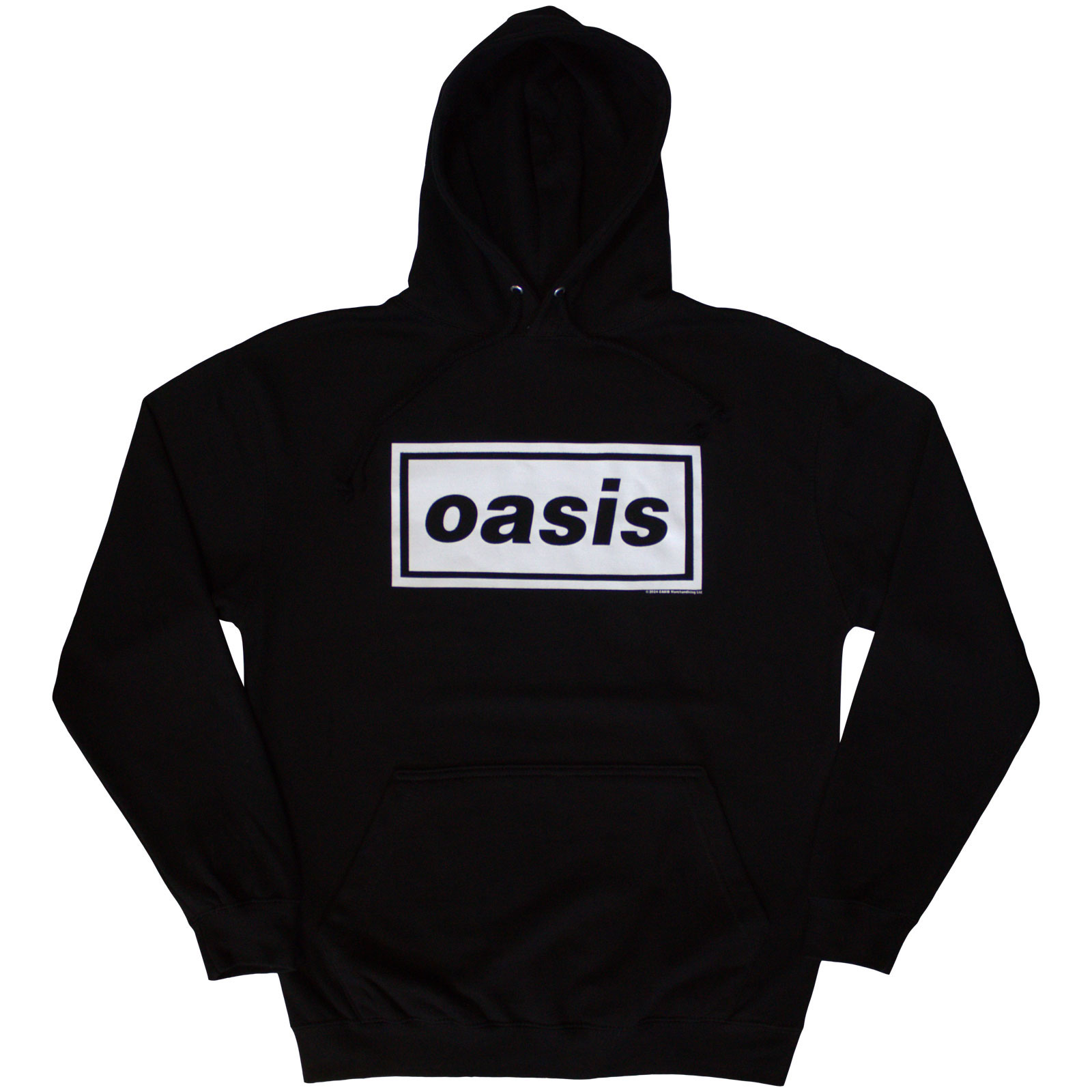 Mikina Oasis - Decca Logo, Unisex,Čierna,XXL