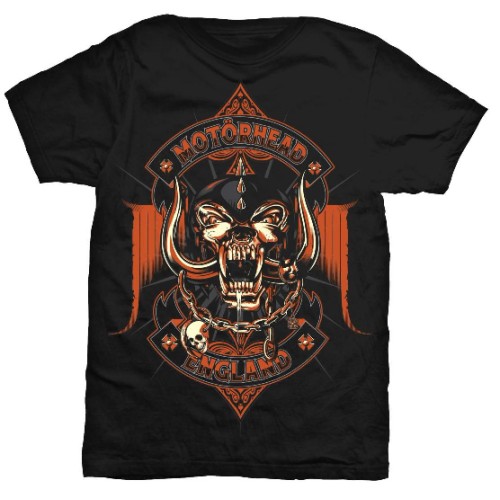 Tričko Motörhead - Orange Ace, Unisex,Čierna,XXL