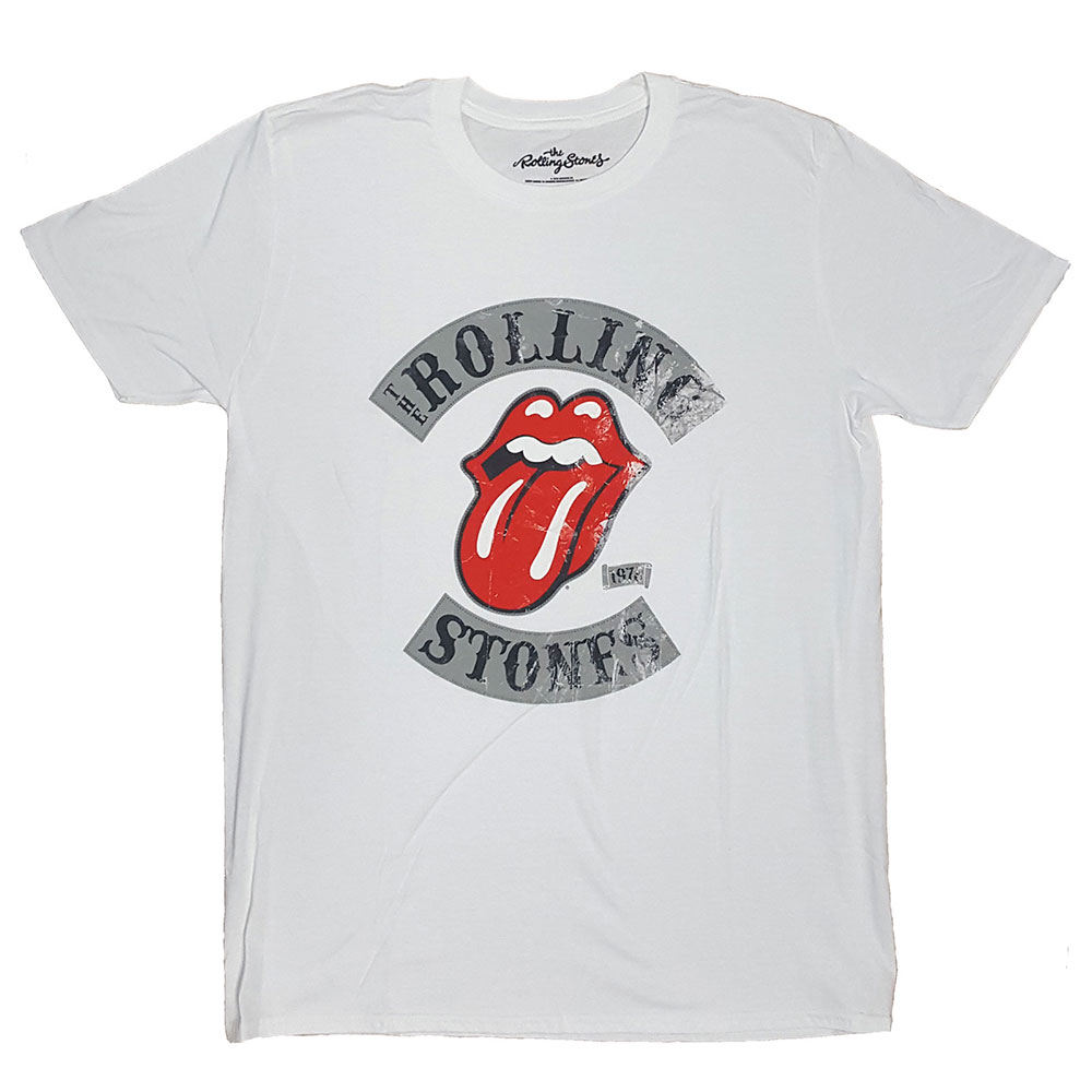 Tričko The Rolling Stones - Distressed Tour 78, Unisex,Biela,XXL