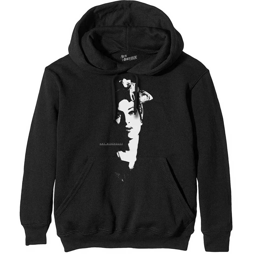 Mikina Amy Winehouse - Scarf Portrait, Unisex,Čierna,XXL