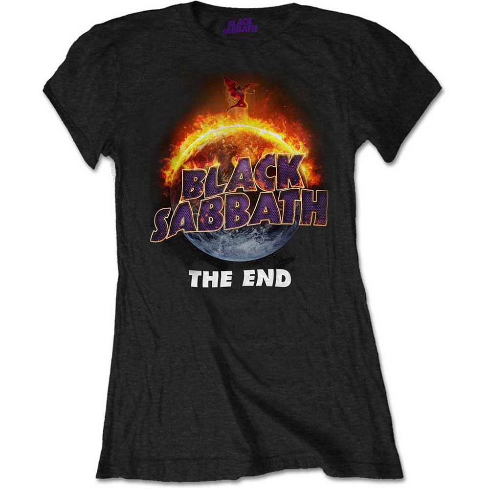 Tričko Black Sabbath - The End, Žena,Čierna,XXL