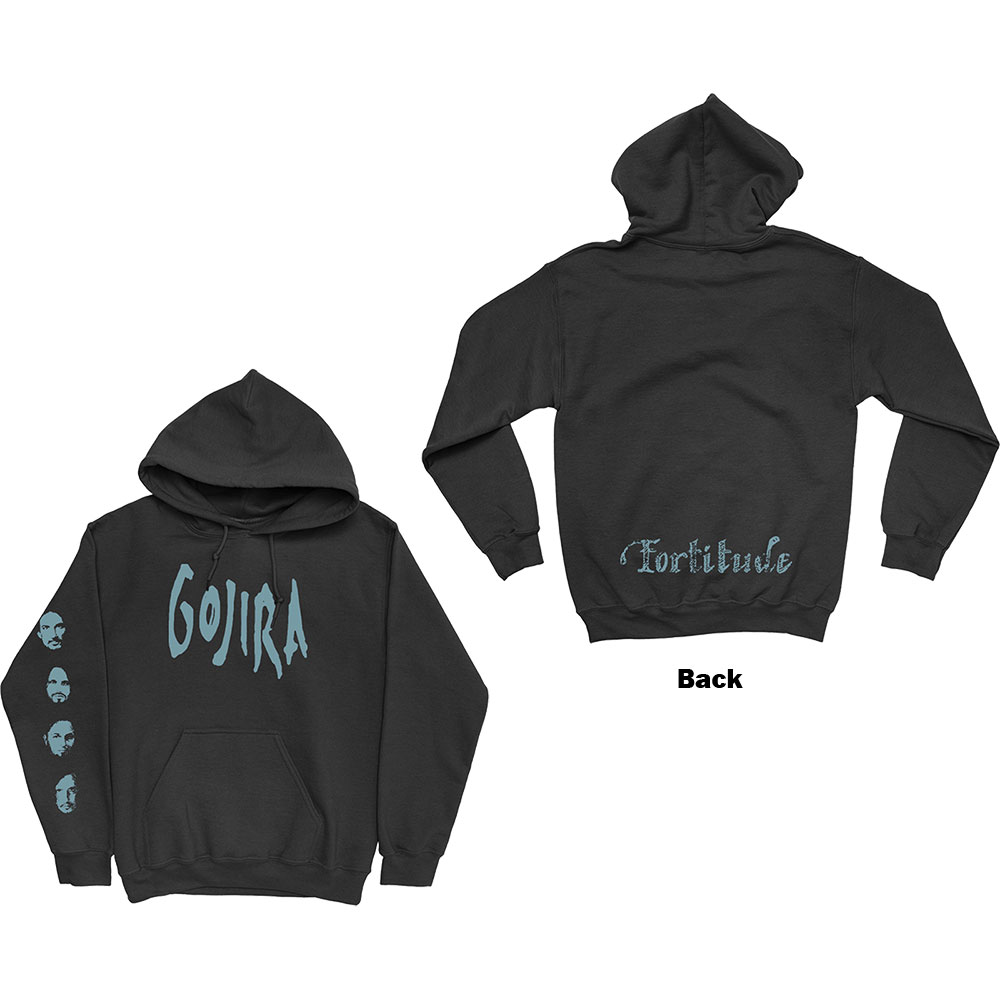 Mikina Gojira - Fortitude Faces, Unisex,Čierna,L