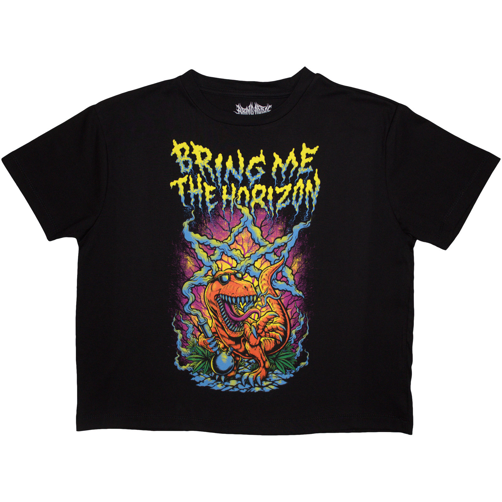 Tielko Bring me the horizon - Smoking Dinosaur, Žena,Čierna,L