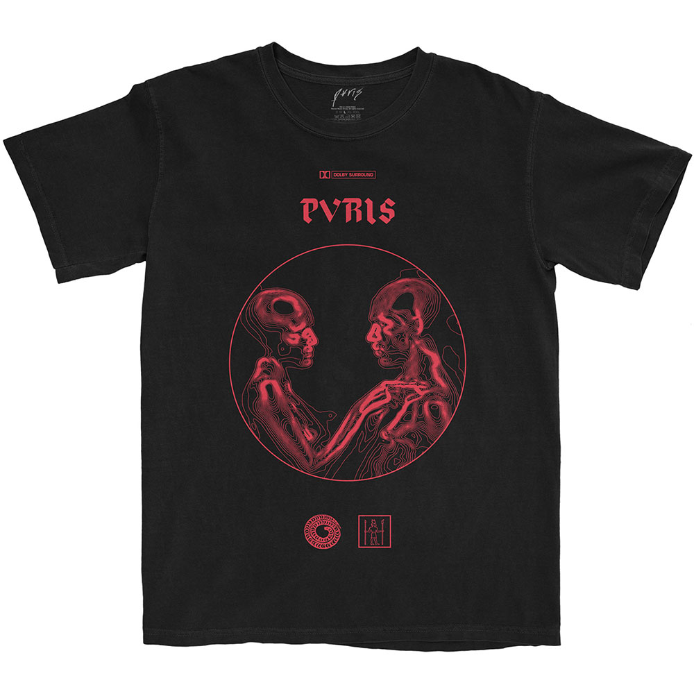 Tričko Pvris - Lovers, Unisex,Čierna,XXL