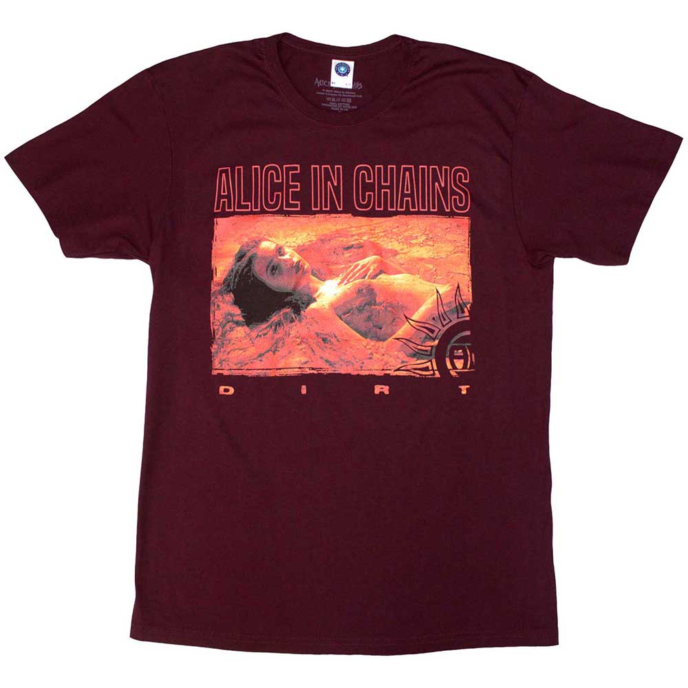 Tričko Alice In Chains - Dirt Orange, Unisex,Červená,XXL