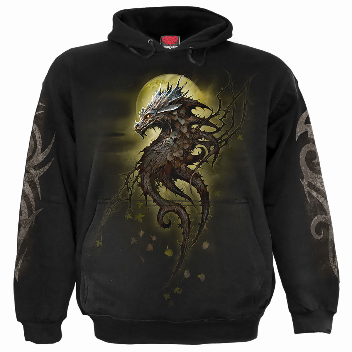 Mikina Spiral Stairs - Oak Dragon, Unisex,Čierna,XXL