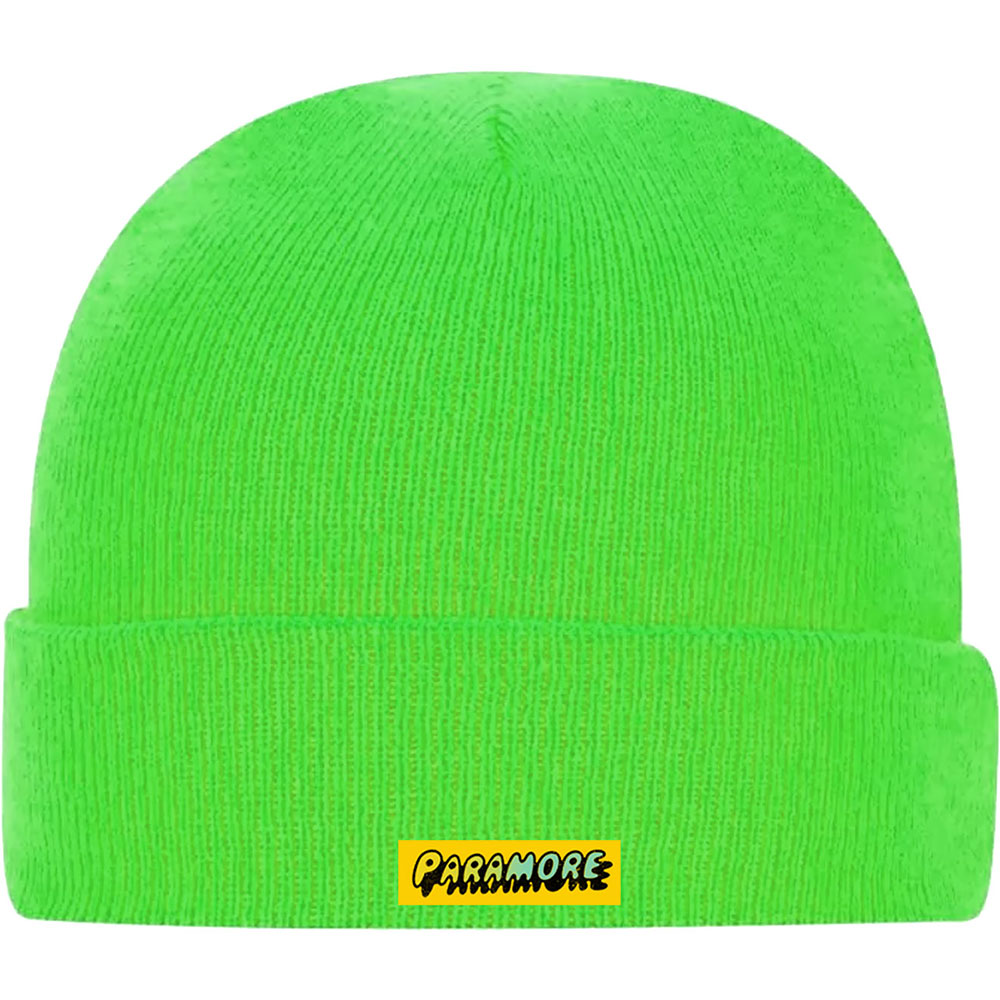 Čapica Paramore - Logo, Unisex,Zelená,Univerzálna