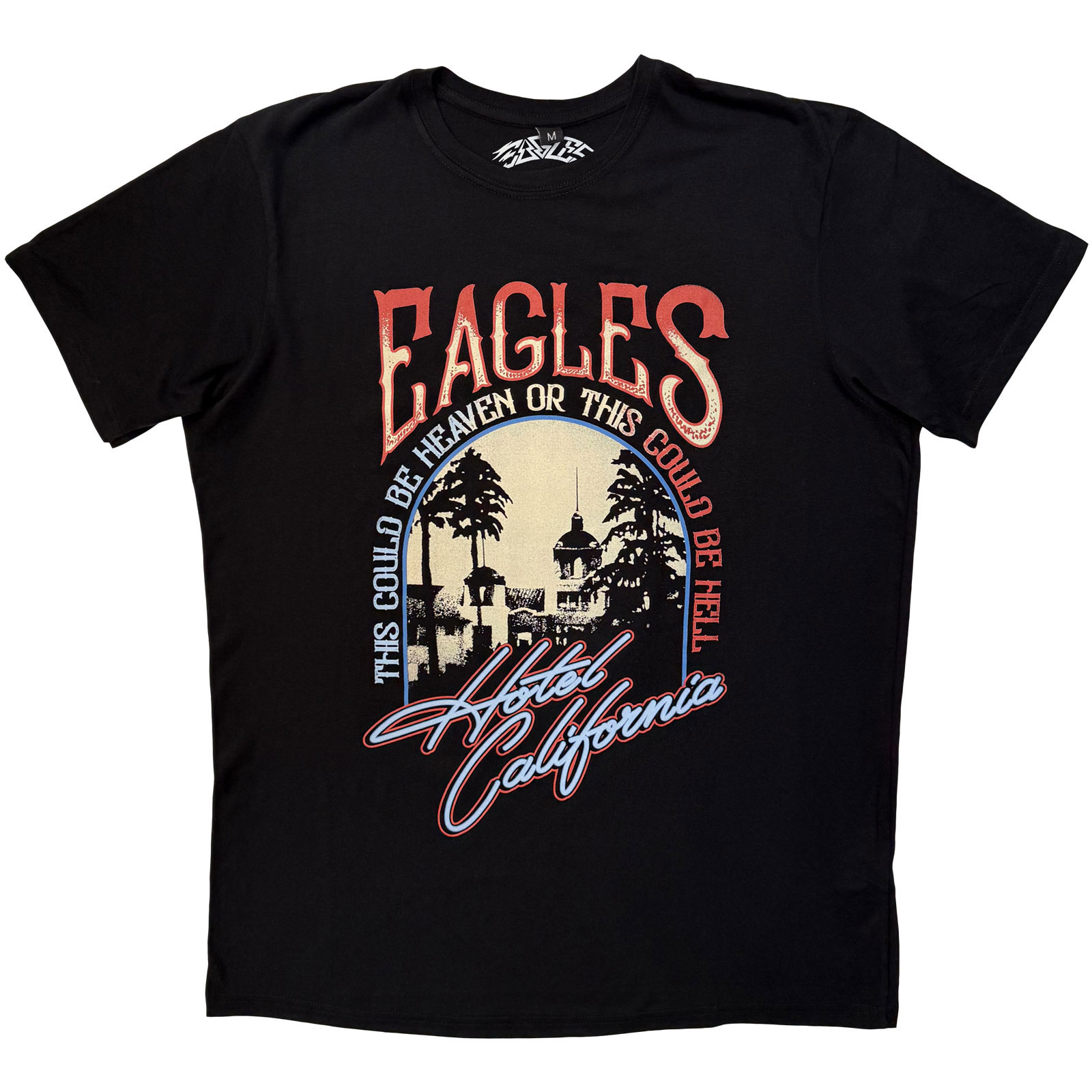 Tričko Eagles - Heaven Or Hell, Unisex,Čierna,XXL