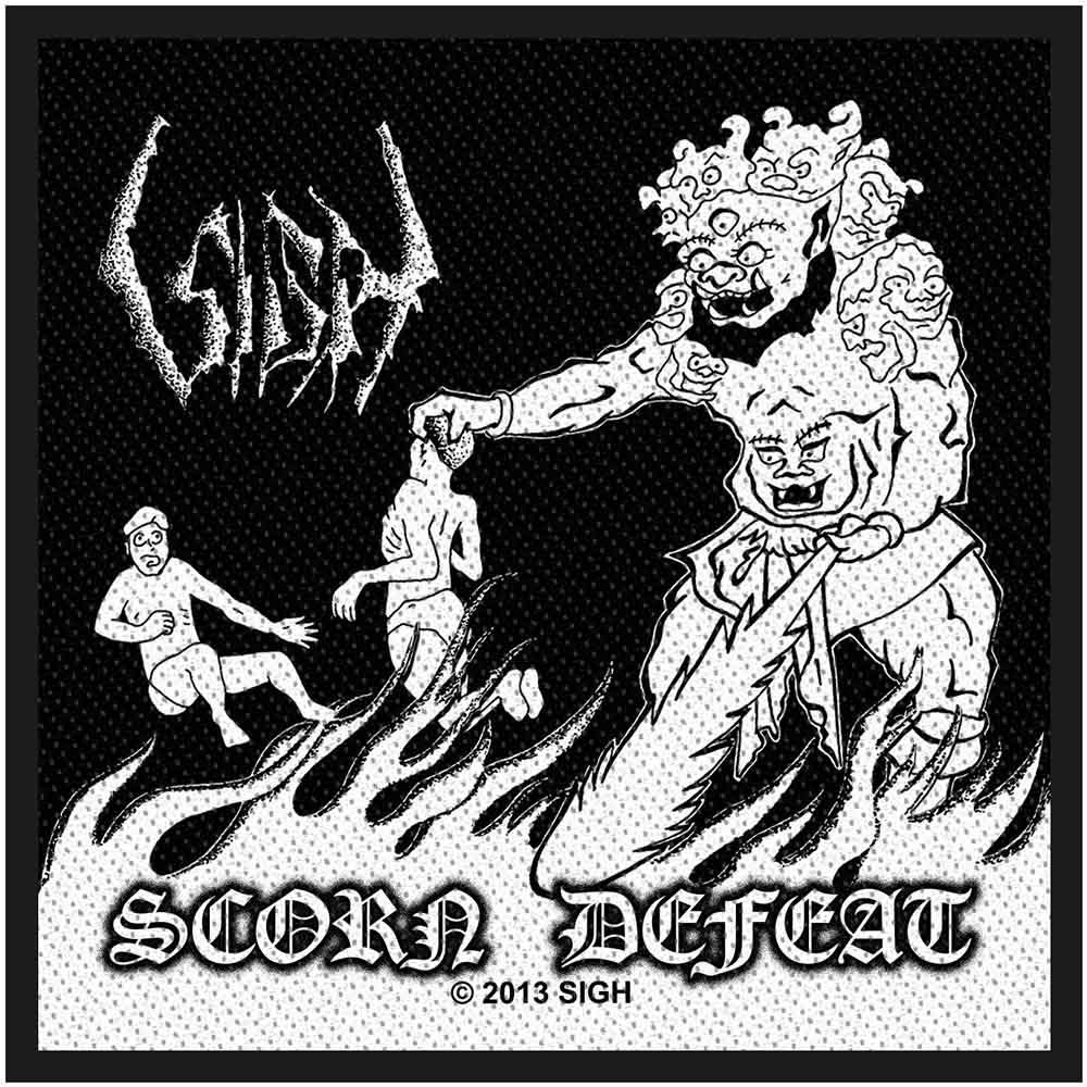 Nažehlovačka Sigh - Scorn Defeat