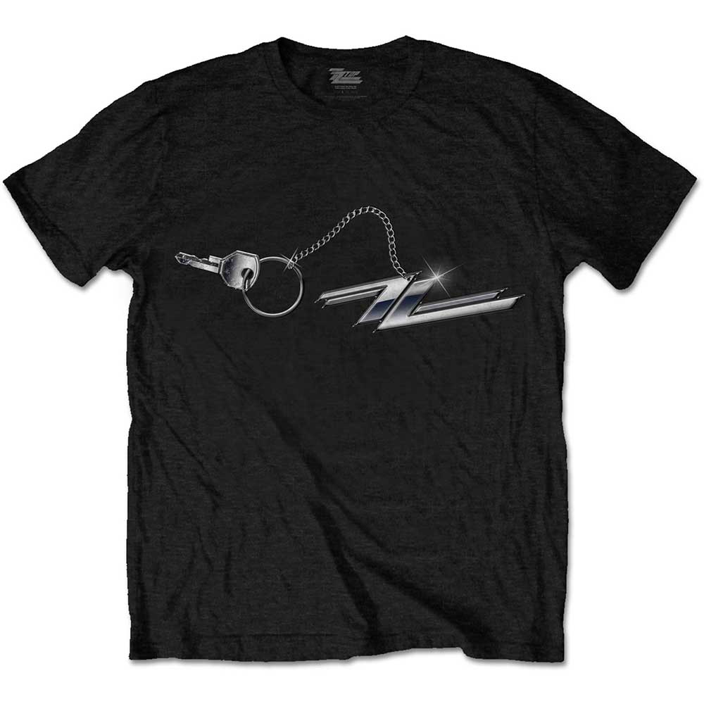 Tričko ZZ Top - Hot Rod Keychain, Unisex,Čierna,M