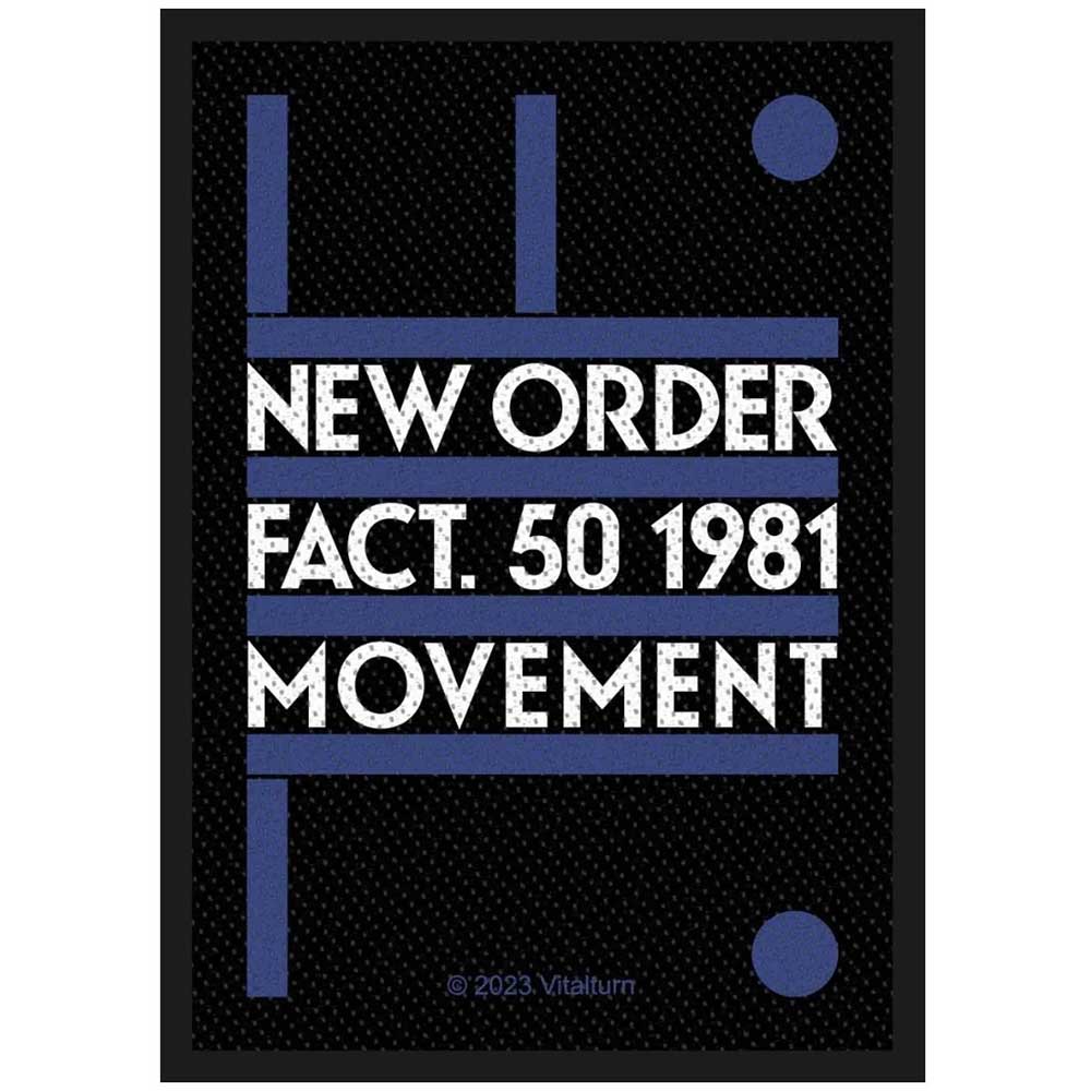 Nažehlovačka New Order - Fact 50