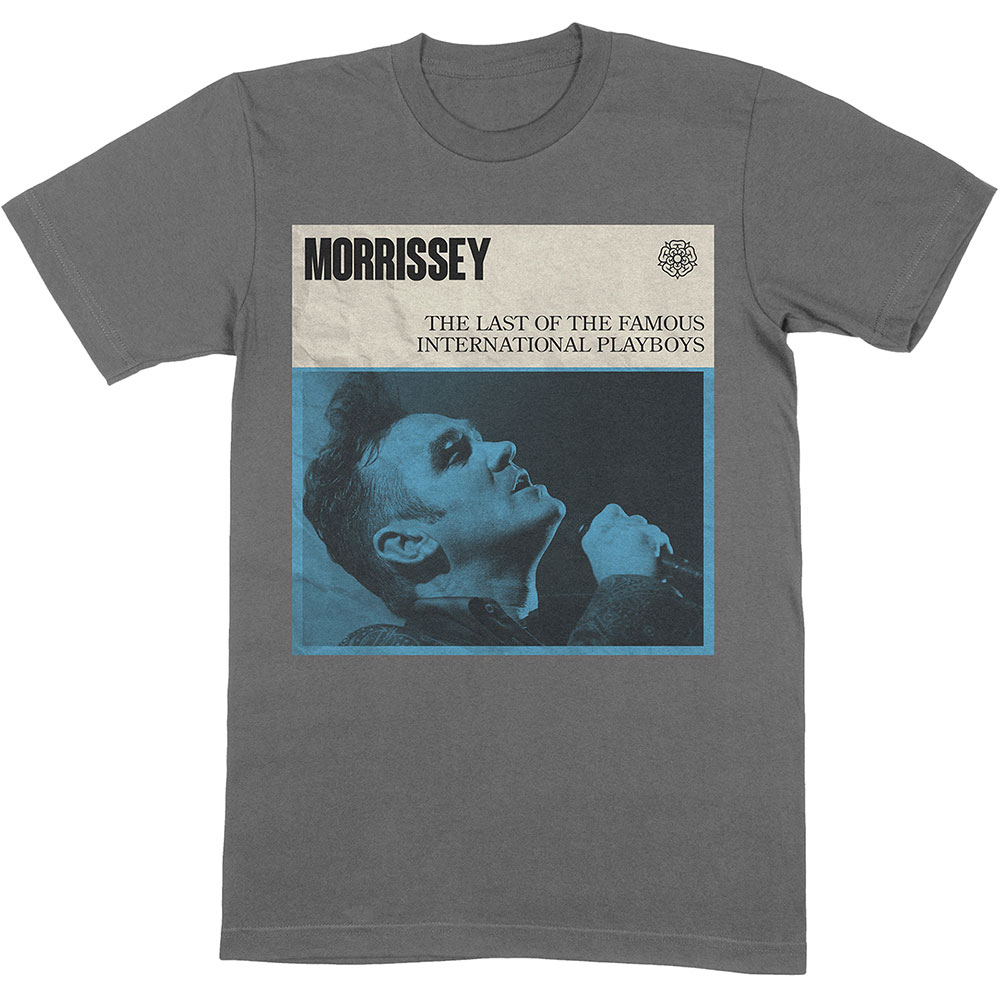 Tričko Morrissey - International Playboys, Unisex,Šedá,M