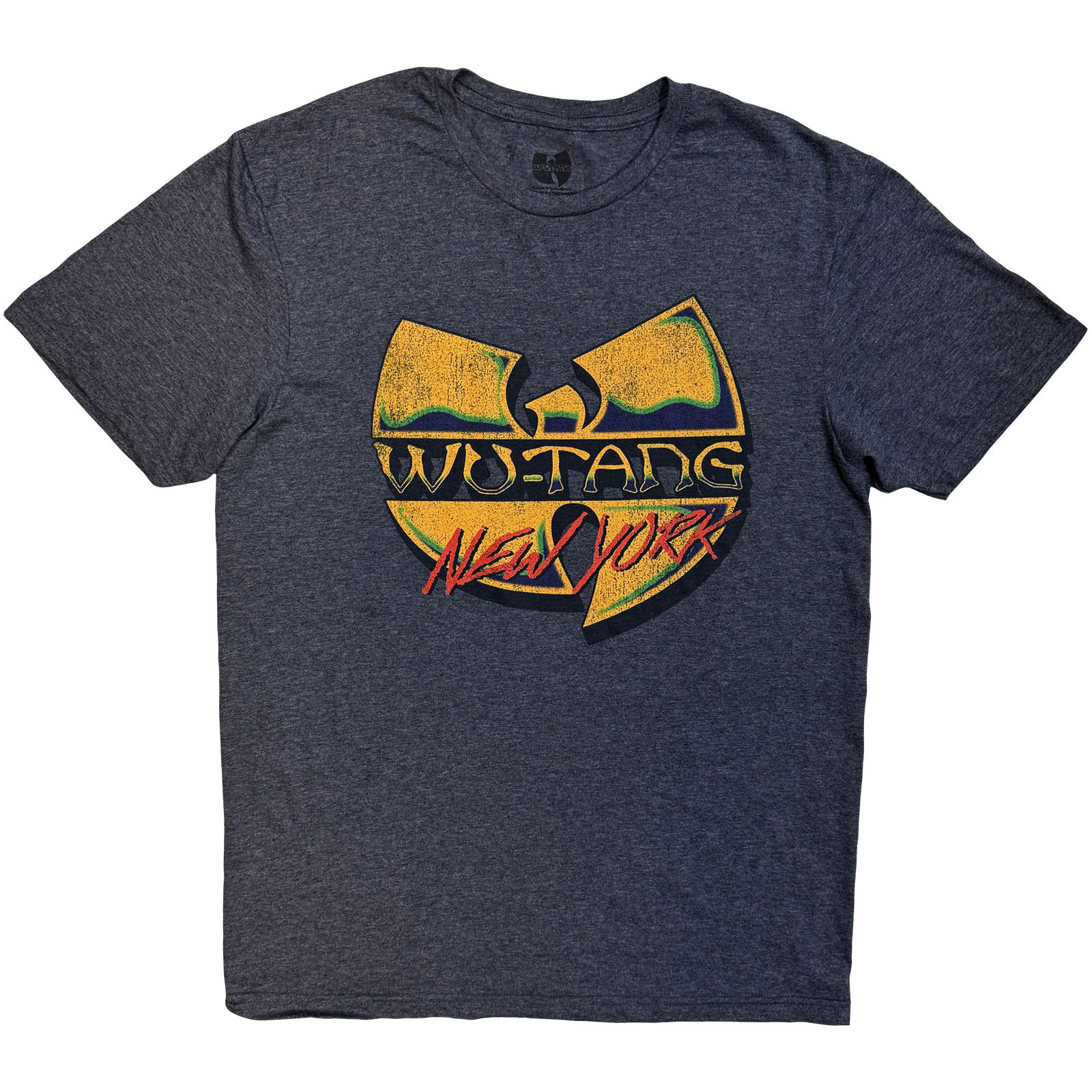 Tričko Wu-Tang Clan - New York V2, Unisex,Modrá,XXL