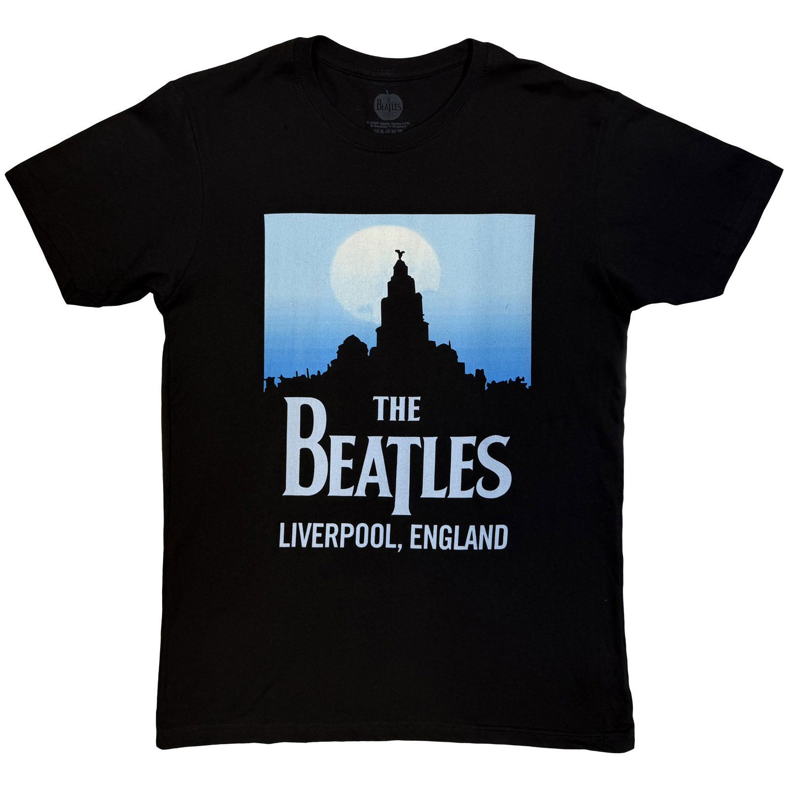 Tričko The Beatles - Liverpool, England, Unisex,Čierna,XXL