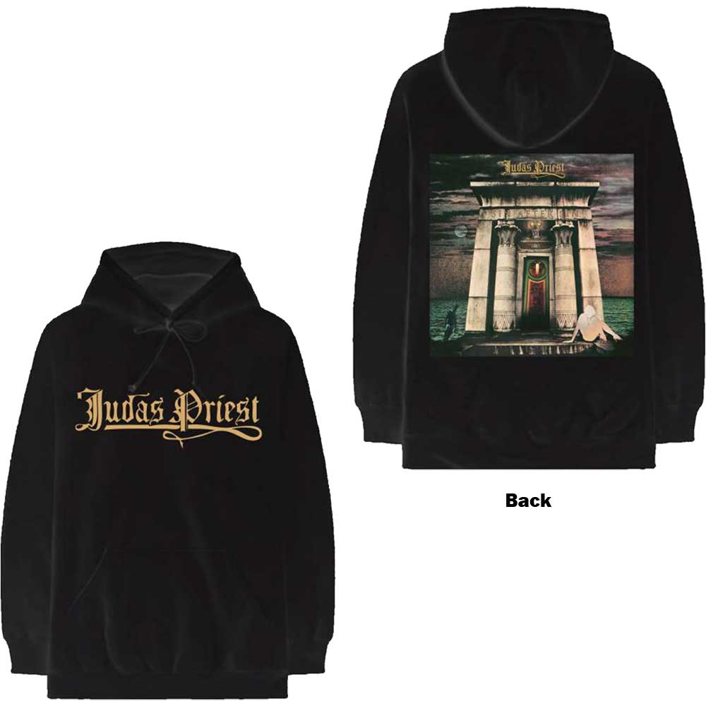 Mikina Judas Priest - Sin After Sin Logo & Album Cover, Unisex,Čierna,XL