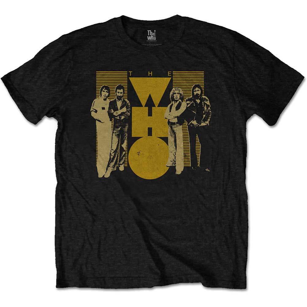 Tričko The Who - Yellow, Unisex,Čierna,XXL