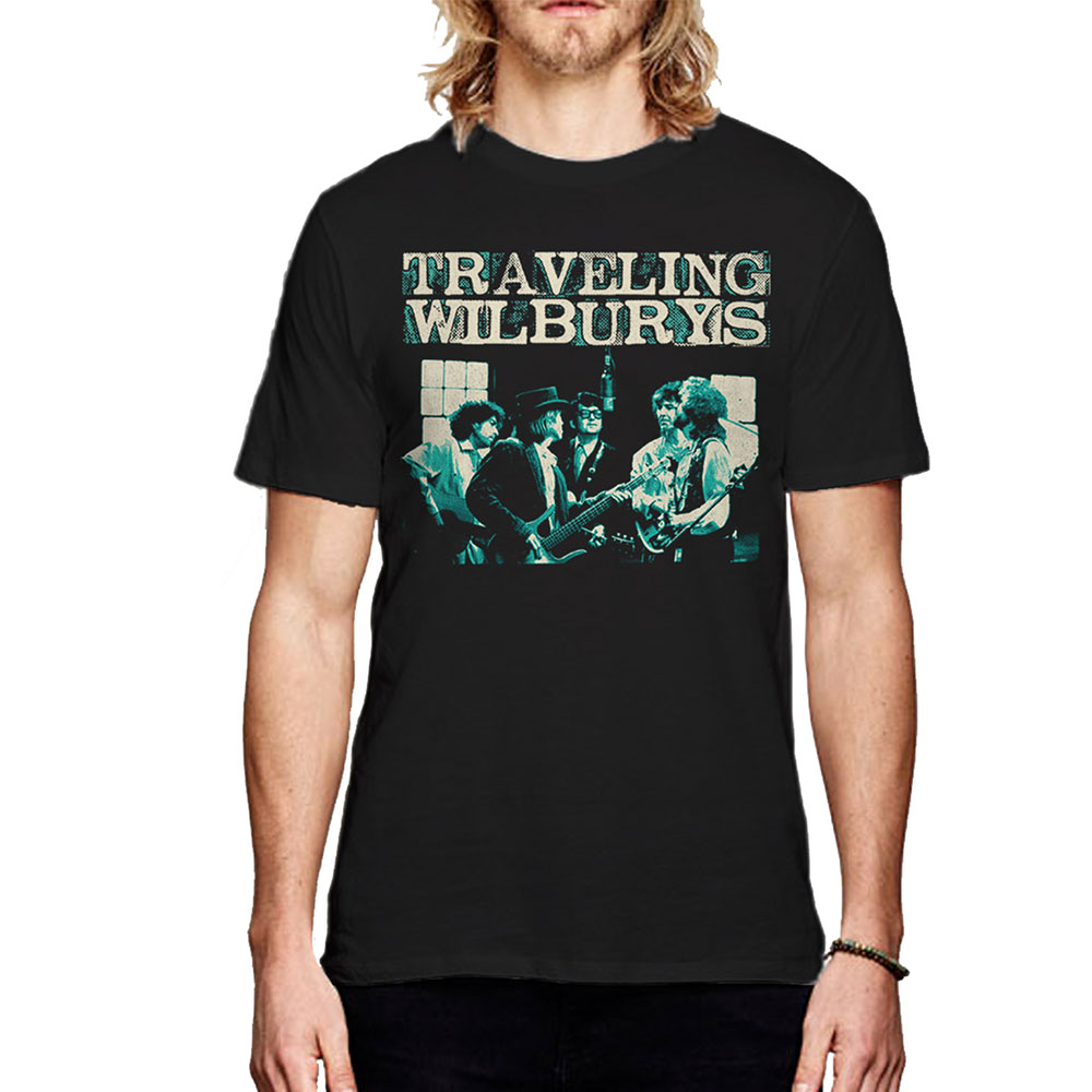 Tričko Traveling Wilburys - Performing, Unisex,Čierna,S