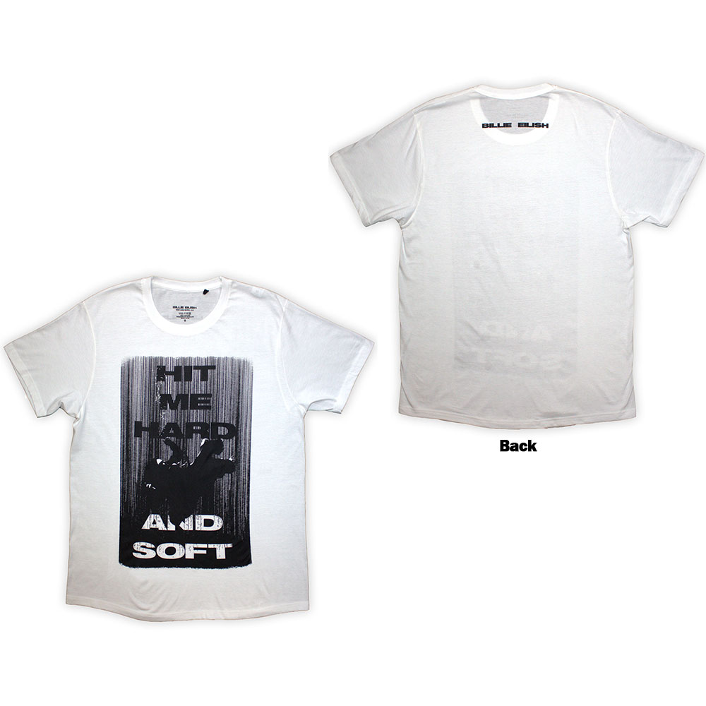 Tričko Billie Eilish - Hit Me Hard And Soft Falling, Unisex,Biela,XXL