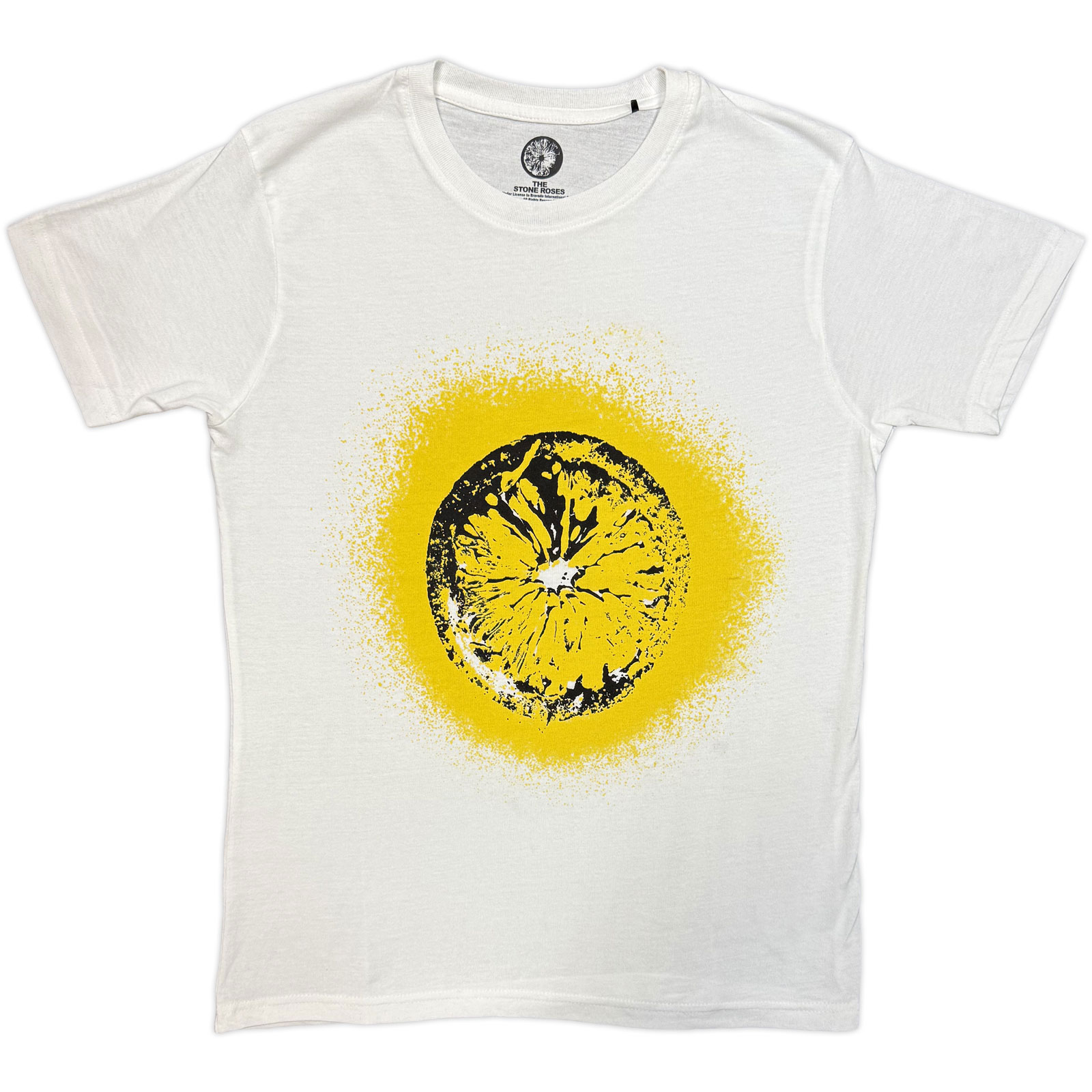Tričko The Stone Roses - Lemon Spray, Unisex,Biela,XXL