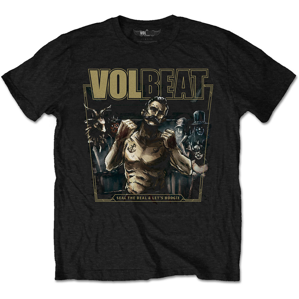Tričko Volbeat - Seal the Deal, Unisex,Čierna,XXL