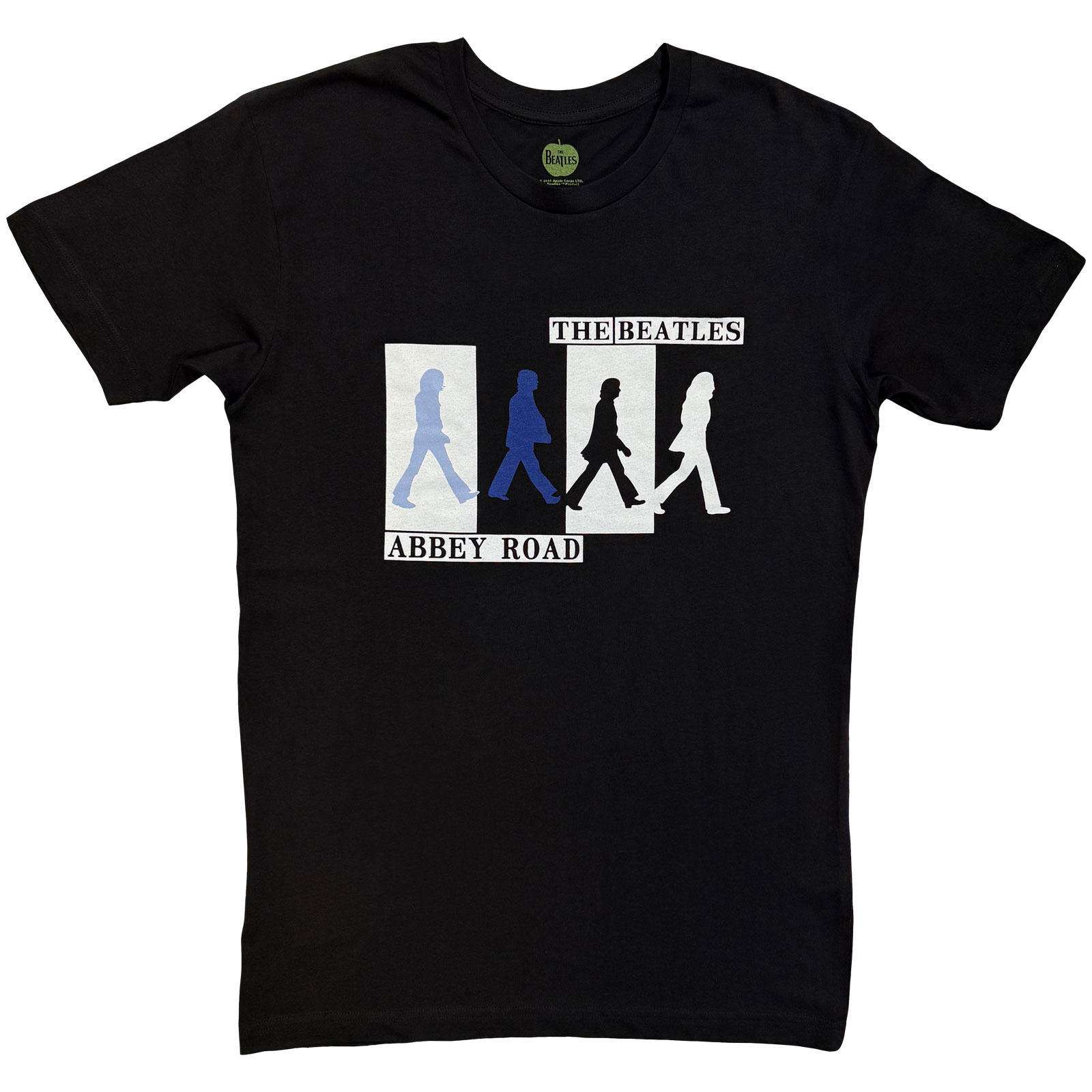 Tričko The Beatles - Abbey Road Colours Crossing, Unisex,Čierna,XXL