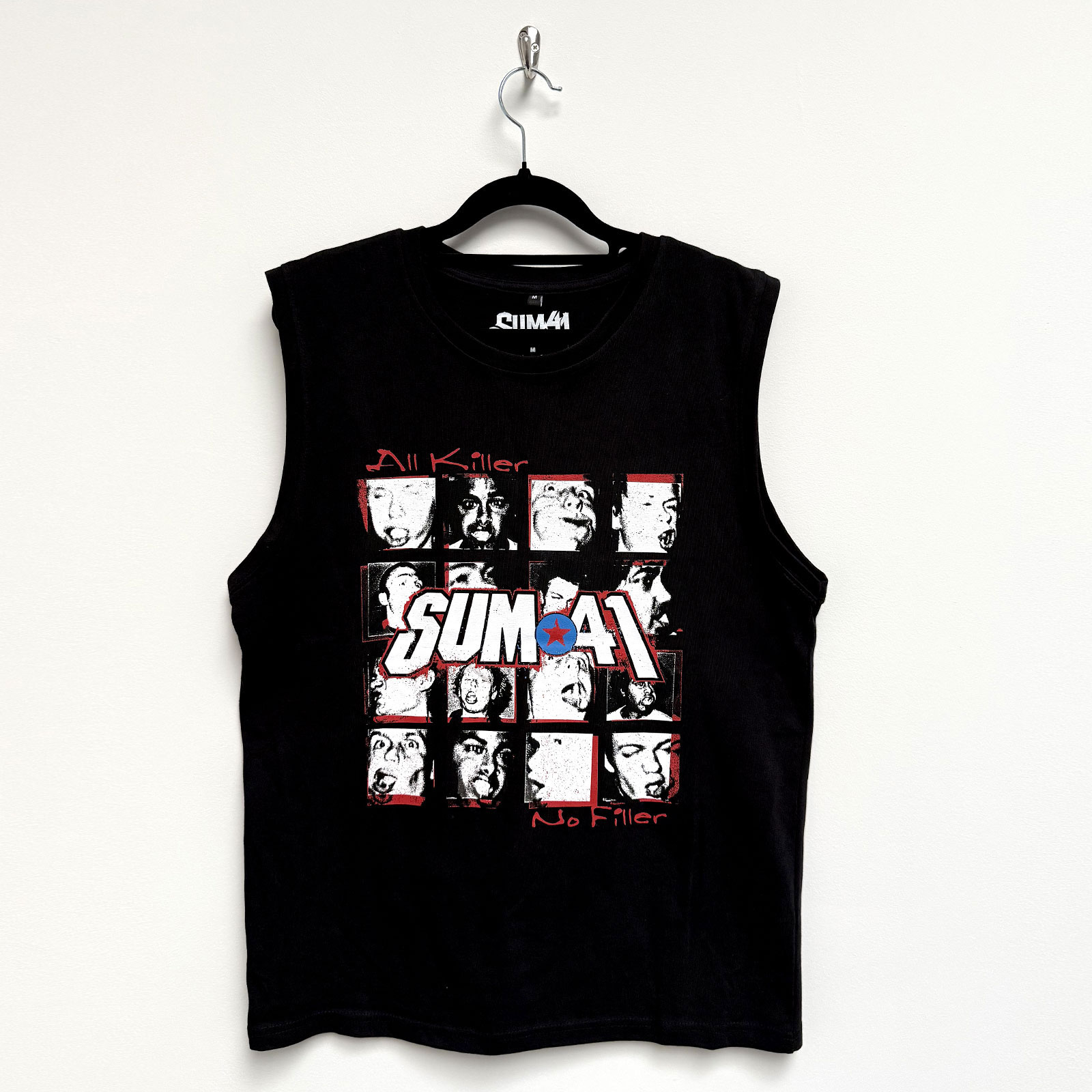 Tielko Sum 41 - All Killer No Filler Tracklist, Unisex,Čierna,XXL