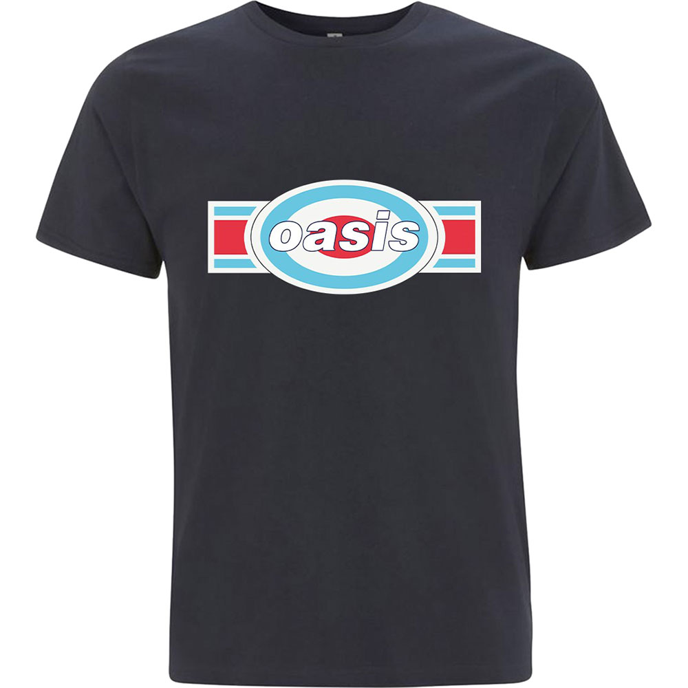 Tričko Oasis - Oblong Target, Unisex,Modrá,XXL