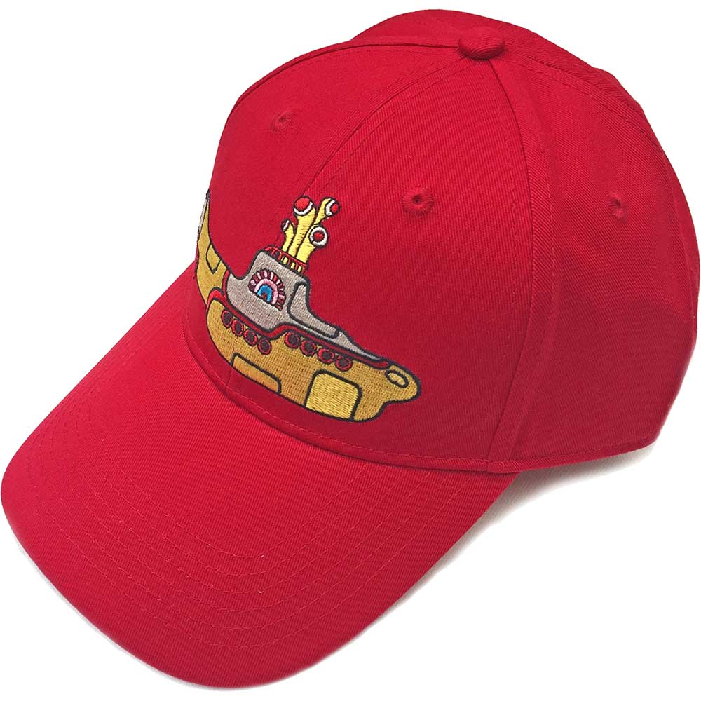 Šiltovka The Beatles - Yellow Submarine, Unisex,Červená,Univerzálna