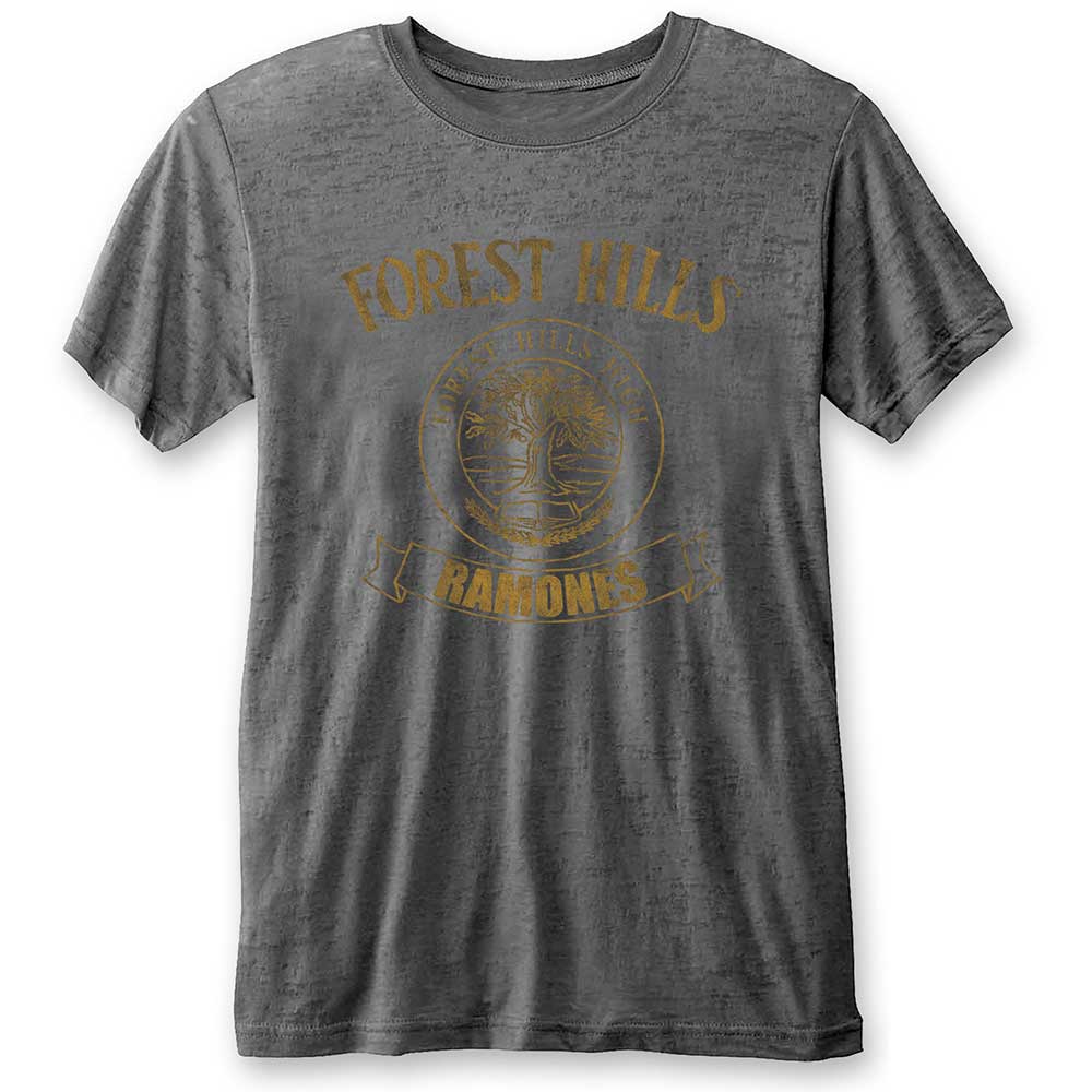 Tričko Ramones - Forest Hills, Unisex,Šedá,XXL