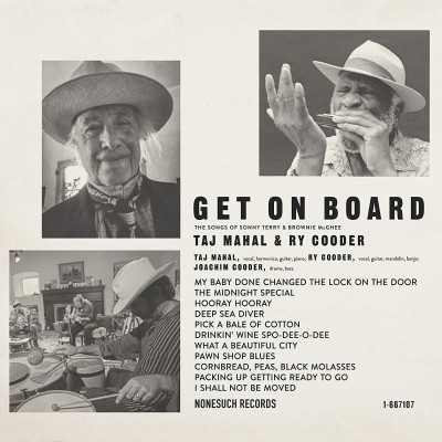 Vinyl Taj Mahal and Ry Cooder - GET ON BOARD