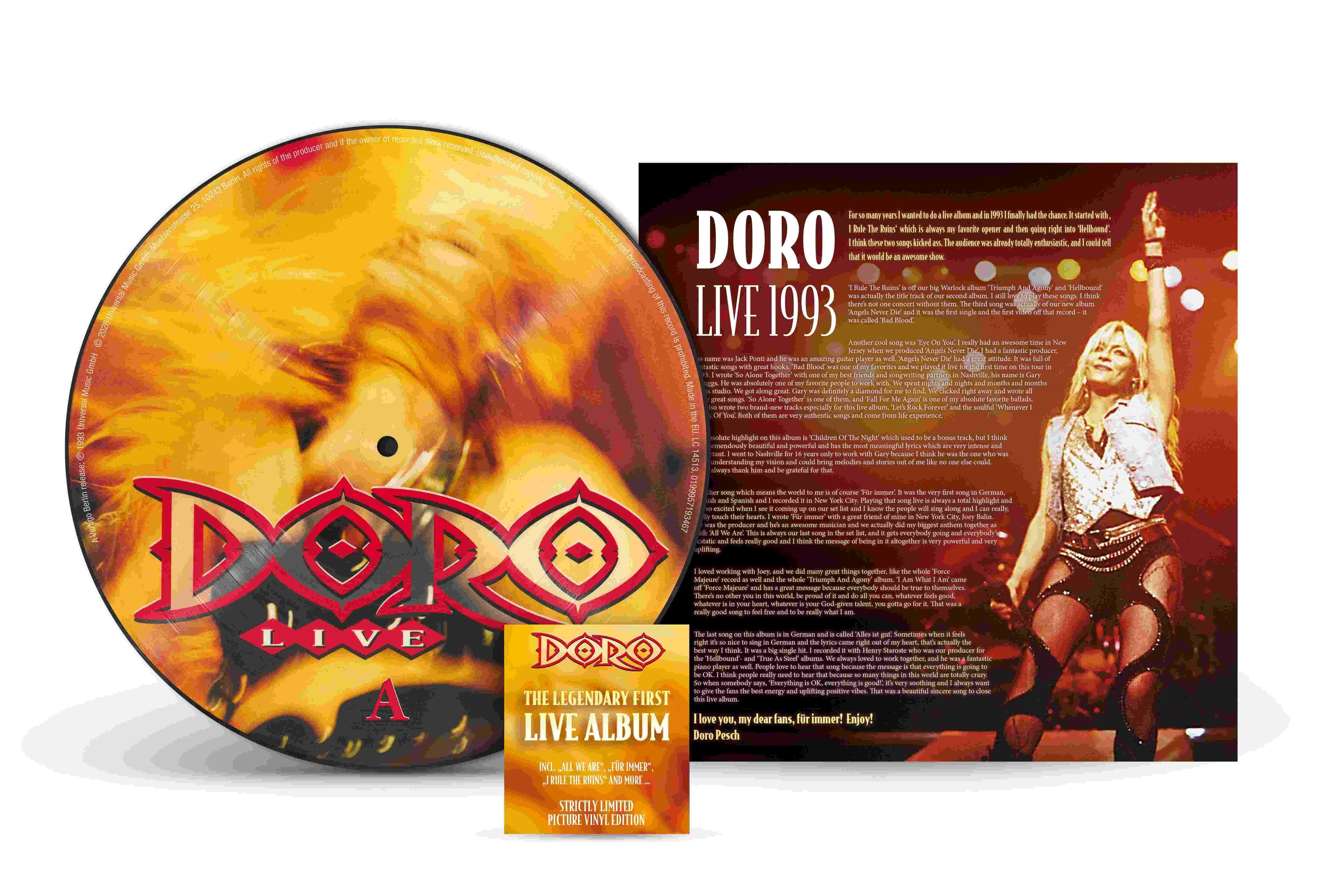 Vinyl Doro - LIVE