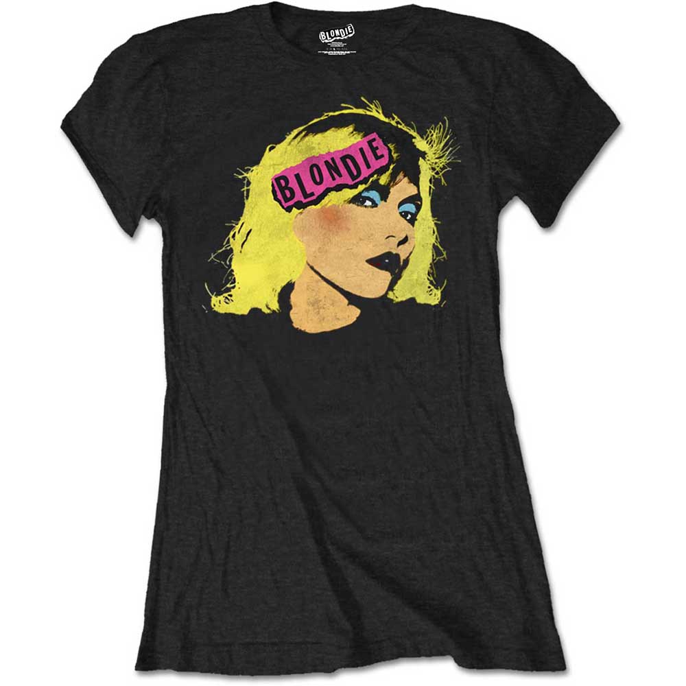 Tričko Blondie - Punk Logo, Žena,Čierna,XXL