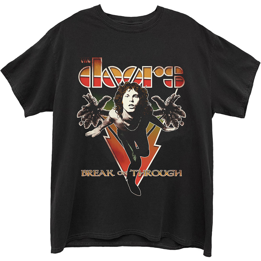 Tričko The Doors - Break On Through, Unisex,Čierna,XXL