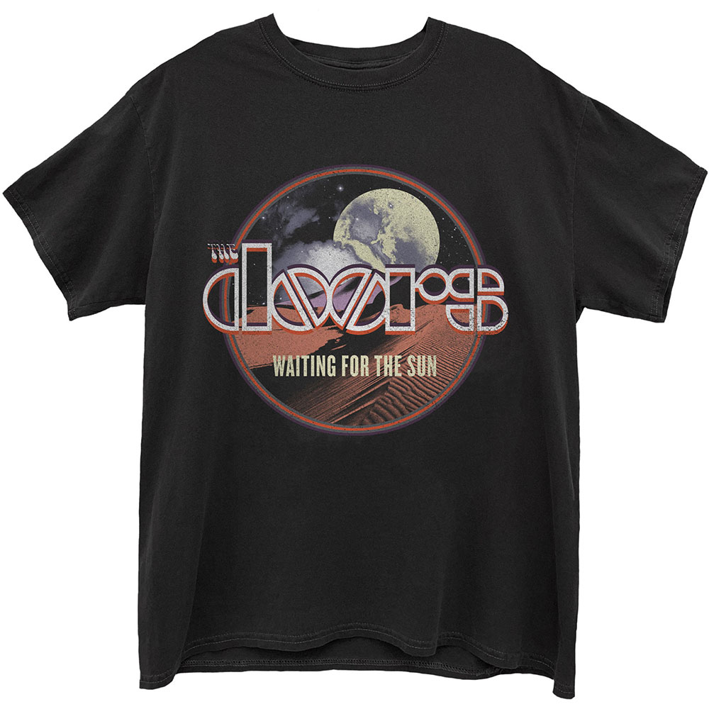 Tričko The Doors - Waiting For The Sun, Unisex,Čierna,XXL