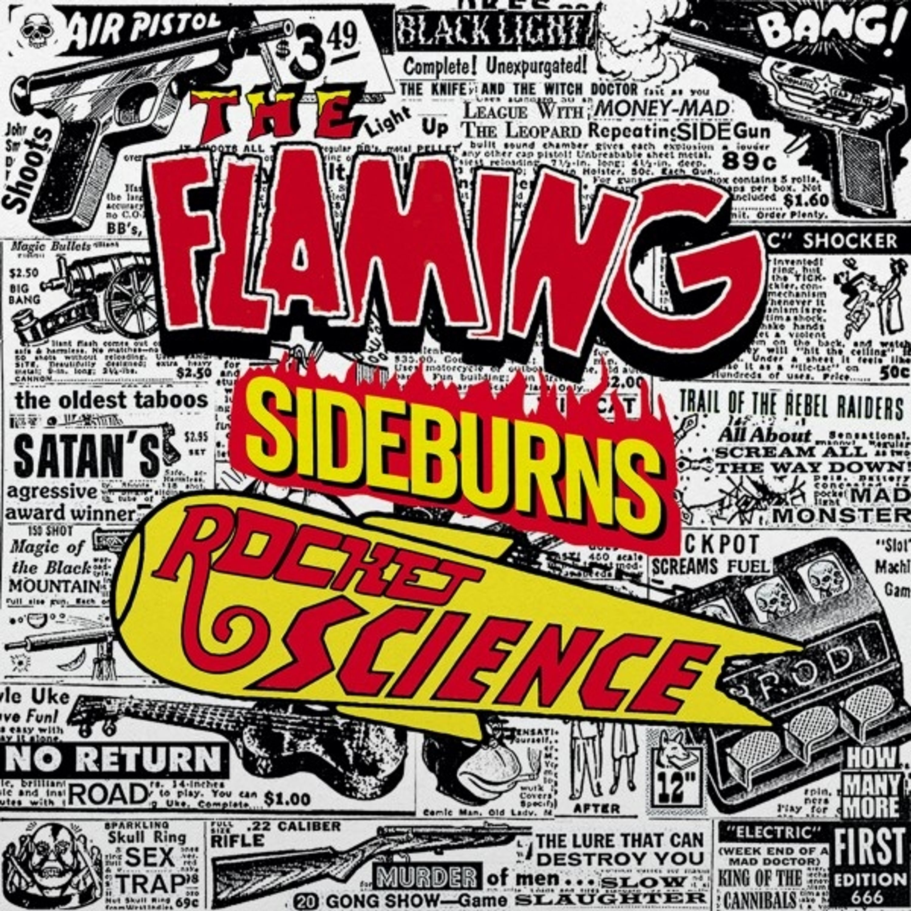 CD The Flaming Sideburns - ROCKET SCIENCE (ORIGINAL ARTYFACTS FROM THE PSYCHEDELIC ERA 1996 1999)