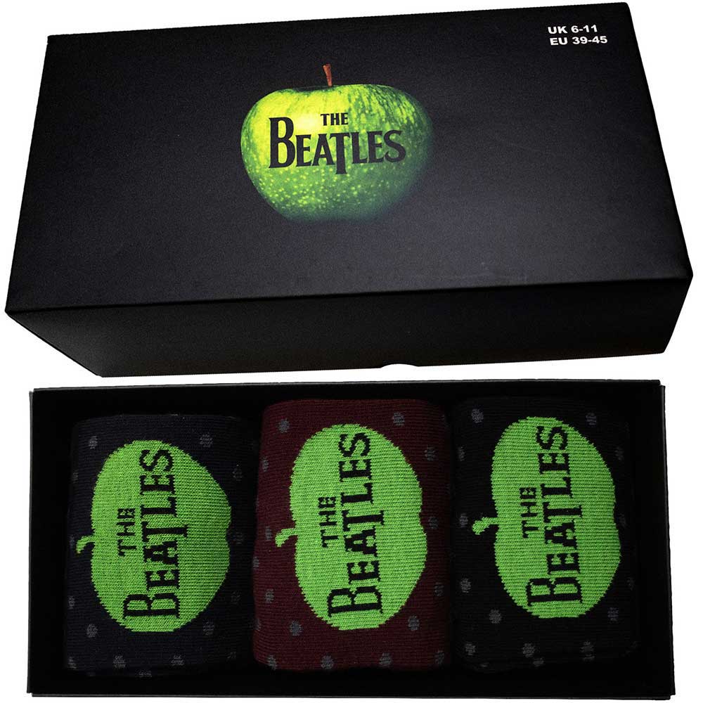 Ponožky The Beatles - Apple & Spots, Unisex,Multicolor,UK 7 - 11