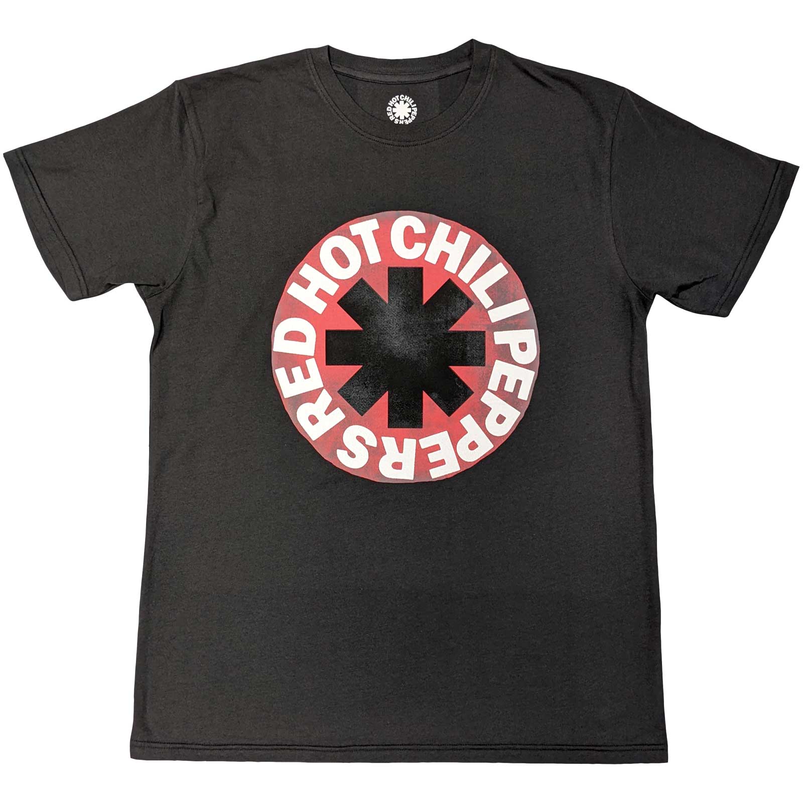 Tričko Red hot chili peppers - Red Circle Asterisk, Unisex,Šedá,XXL