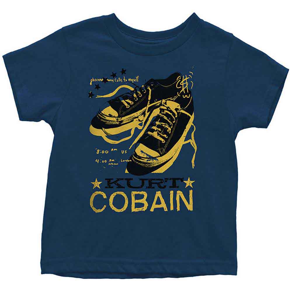 Tričko Kurt Cobain - Laces, Dieťa,Modrá,5 – 6 rokov