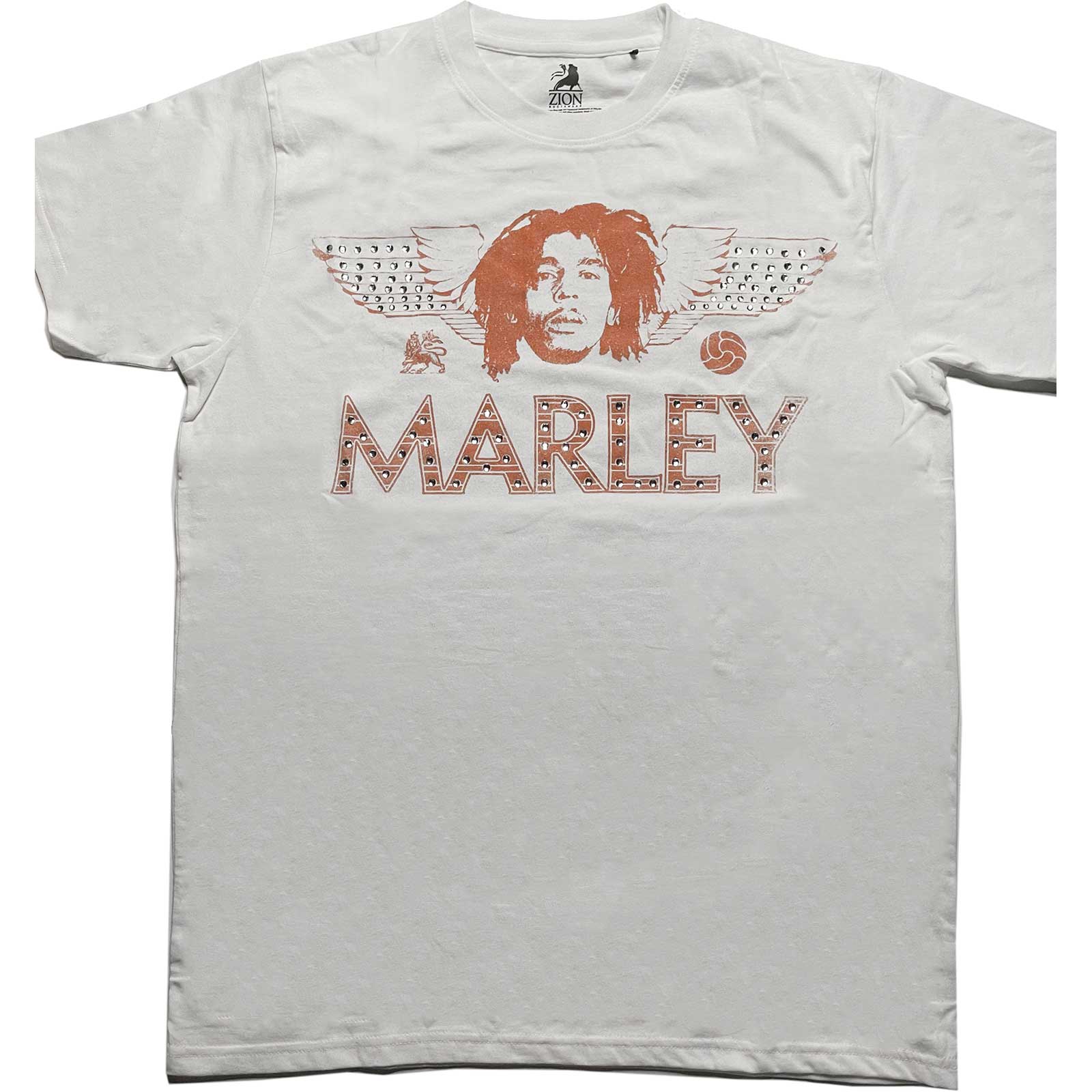Tričko Bob Marley - Wings, Unisex,Biela,XXL