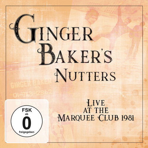 CD Ginger Baker's Nutters - LIVE AT MARQUEE CLUB 1985