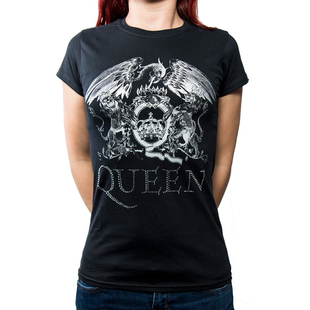 Tričko Queen - Logo, Žena,Čierna,XXL